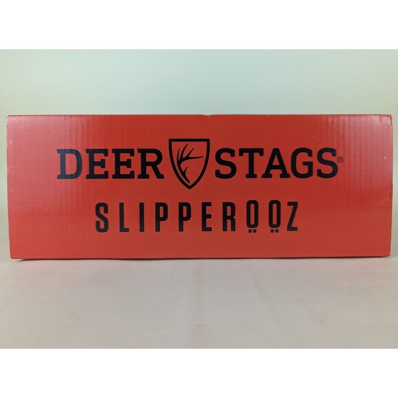 DEER STAGS Slippersooz Alma Slippers Mens 7 M Black Quilted Slip On Shoes NWB - Picture 13 of 14